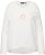 Ulla Popken Star Long Sleeve Graphic Tee Off-White - Bedrukte T-shirts voor dames - 