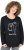 Ulla Popken Metallic Graphic Holiday Tee Black - Bedrukte T-shirts voor dames - 