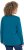 Ulla Popken Metallic Graphic Holiday Tee Teal - Bedrukte T-shirts voor dames - 