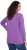 Ulla Popken Dream Rhinestone Lettering Long Sleeve Tee Light Plum - Bedrukte T-shirts voor dames - 