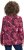 Ulla Popken Abstract Print Long Sleeve Tee Dark Ruby - Bedrukte T-shirts voor dames - 