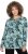 Ulla Popken Abstract Print Long Sleeve Tee Teal Green - Bedrukte T-shirts voor dames - 
