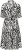 Kaffe Curve Alia Shirt Dress Black Chalk Animal - Midi jurken - 