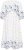 Kaffe Curve Rosa Midi Dress Blue Tones Border Flower - Kleedjes - 