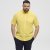 North Latitude Shirt Linen Cotton Short Sleeve Yellow - Overhemden - Overhemden Grote Maten Heren