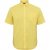 North Latitude Shirt Linen Cotton Short Sleeve Yellow - Overhemden - Overhemden Grote Maten Heren