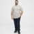 North Latitude Shirt Short Sleeve Off White - Overhemden - Overhemden Grote Maten Heren