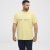 North Latitude T-Shirt Printed Short Sleeve Yellow - T-shirts - Grote Maten T-shirts Heren