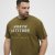 North Latitude T-Shirt Printed Short Sleeve Green - T-shirts - Grote Maten T-shirts Heren