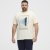 North Latitude T-shirt Printed Short Sleeve Off-White - T-shirts - Grote Maten T-shirts Heren
