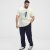 North Latitude T-shirt Printed Short Sleeve Off-White - T-shirts - Grote Maten T-shirts Heren