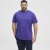 North Latitude T-Shirt Printed Allover Blue - T-shirts - Grote Maten T-shirts Heren