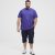 North Latitude T-Shirt Printed Allover Blue - T-shirts - Grote Maten T-shirts Heren