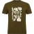 North Latitude T-Shirt Lazy Days Green - T-shirts - Grote Maten T-shirts Heren
