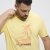 North Latitude T-Shirt Printed Yellow - T-shirts - Grote Maten T-shirts Heren