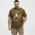 North Latitude T-Shirt Ice Cream Green - T-shirts - Grote Maten T-shirts Heren