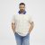 North Latitude Polo Pique Printed Off-White - Polo shirts - Grote Maten Poloshirts Heren