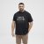 North Latitude Polo Pique Short Sleeve Black - Polo shirts - Grote Maten Poloshirts Heren