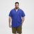 North Latitude Polo Pique V-Neck Blue - Polo shirts - Grote Maten Poloshirts Heren