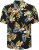 North Latitude Shirt Short Sleeve Printed Allover Black - Overhemden - Overhemden Grote Maten Heren