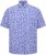 North Latitude Shirt Denim Printed Allover Blue - Overhemden - Overhemden Grote Maten Heren
