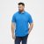 North Latitude Polo Short Sleeve Blue - Polo shirts - Grote Maten Poloshirts Heren