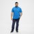 North Latitude Polo Short Sleeve Blue - Polo shirts - Grote Maten Poloshirts Heren