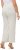 Ulla Popken Layered Chiffon Wide Leg Pants White - Jeans & Broeken in Grote Maten – Plus Size - 