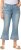 Ulla Popken Cropped Flared Eyelet Jeans Light Blue - Jeans & Broeken in Grote Maten – Plus Size - 
