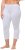 Ulla Popken Basic Stretch Knit Capris White - Jeans & Broeken in Grote Maten – Plus Size - 