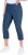 Ulla Popken Stretch Basic Bengaline Capri Pants Denim Blue - Jeans & Broeken in Grote Maten – Plus Size - 