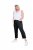 Ulla Popken Roll Tab Hem Stretch Cargo Pants Black - Broeken - Dames broeken in grote maten