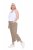 Ulla Popken Roll Tab Hem Stretch Cargo Pants Orange - Broeken - Dames broeken in grote maten