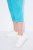 Ulla Popken Roll Tab Hem Stretch Cargo Pants Deep Aqua - Broeken - Dames broeken in grote maten