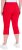 Ulla Popken Bengaline Elastic Waist Stretch Capri Pants Red - Jeans & Broeken in Grote Maten – Plus Size - 