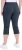 Ulla Popken Bengaline Elastic Waist Stretch Capri Pants Navy Blue - Jeans & Broeken in Grote Maten – Plus Size - 