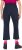 Ulla Popken Functional Sport Quick Dry Stretch Crop Pants Navy Blue - Jeans & Broeken in Grote Maten – Plus Size - 