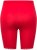 Ulla Popken Lace Hem Stretch Viscose Knit Bicycle Length Lounge Shorts Red - Jeans & Broeken in Grote Maten – Plus Size - 