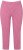 Ulla Popken Check Bengaline Slim Leg Sienna Fit Stretch Crop Pants Pale Lilac - Jeans & Broeken in Grote Maten – Plus Size - 