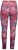Ulla Popken Graphic Print Recycled Polyester Quick Dry Stretch Leggings Red - Jeans & Broeken in Grote Maten – Plus Size - 