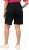 Ulla Popken Basic Denim Mandy Bermuda Shorts Black - Jeans & Broeken in Grote Maten – Plus Size - 