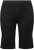 Ulla Popken Frayed Hemline Elastic Waistband Bermuda Shorts Black - Jeans & Broeken in Grote Maten – Plus Size - 