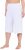 Ulla Popken Wide Leg Flared Bermuda Shorts White - Jeans & Broeken in Grote Maten – Plus Size - 