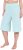 Ulla Popken Wide Leg Flared Bermuda Shorts Blue - Jeans & Broeken in Grote Maten – Plus Size - 
