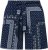Ulla Popken Paisley Pull On Shorts Blue - Jeans & Broeken in Grote Maten – Plus Size - 