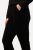 Ulla Popken Mandy Corduroy Pants Black - Broeken - Dames broeken in grote maten