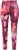 Ulla Popken Abstract Print Ski Leggings Red - Jeans & Broeken in Grote Maten – Plus Size - 
