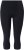 Ulla Popken Cropped Sports Leggings Black - Jeans & Broeken in Grote Maten – Plus Size - 