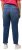 Ulla Popken Rhinestone Detail Stretch Fit Skinny Jeans Blue Denim - Jeans & Broeken in Grote Maten – Plus Size - 