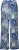 Ulla Popken Paisley Straight Leg Pull On Pants Blue - Jeans & Broeken in Grote Maten – Plus Size - 